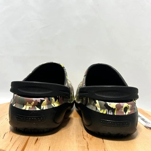 Merrell Encore Service Pro Women's Green Floral Slip On Clogs - Size W9 - Picture 7 of 10